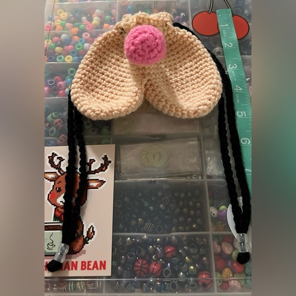 Crocheted 🐓 & Ball Bag ✨ - Picture 9 of 9